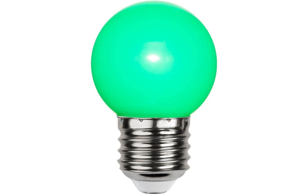 Star Trading Ampoules LED E27 G45 Outdoor Lighting Vert, 1W, 220-240 V AC