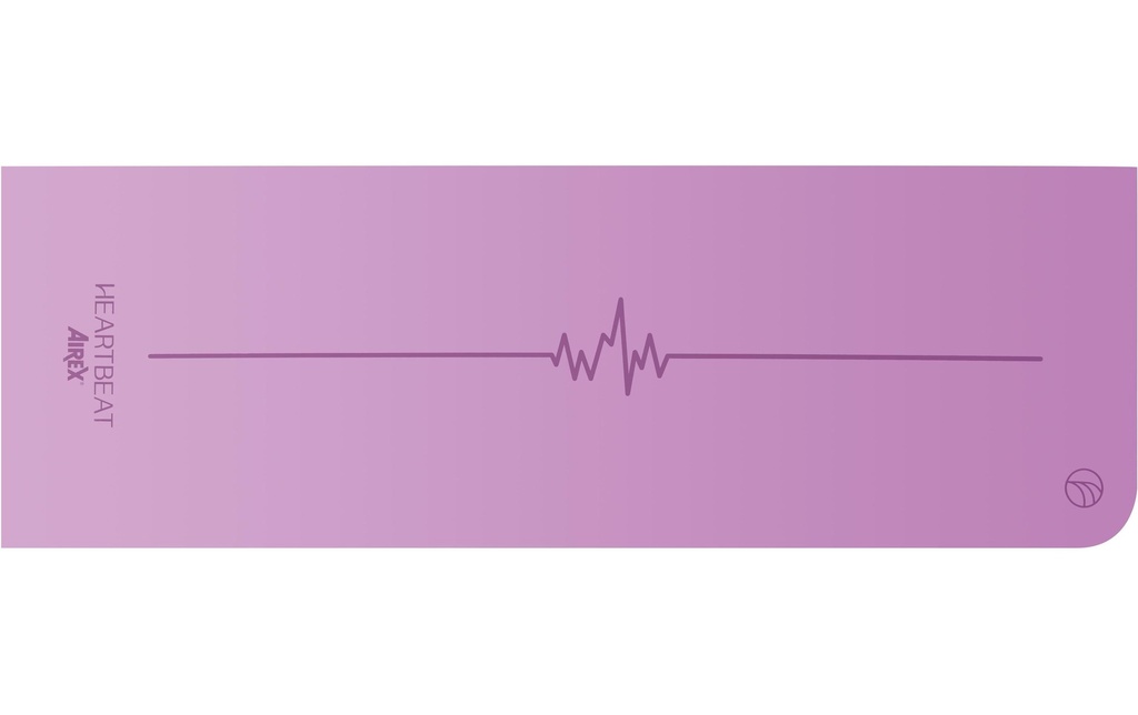 Airex Tapis de yoga Heartbeat, Pink