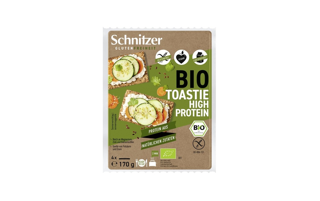 Schnitzer Toastie hyperprotéiné bio 170g
