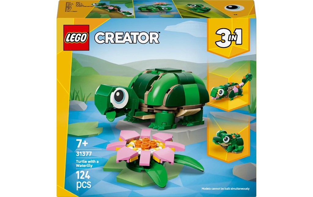 LEGO® Creator La tortue et la fleur de nénuphar 31377