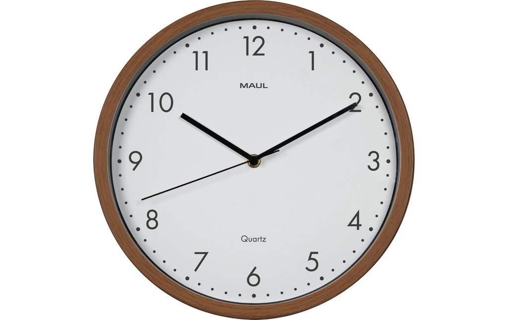 Maul Horloge murale Grain Ø 30 cm, Brun