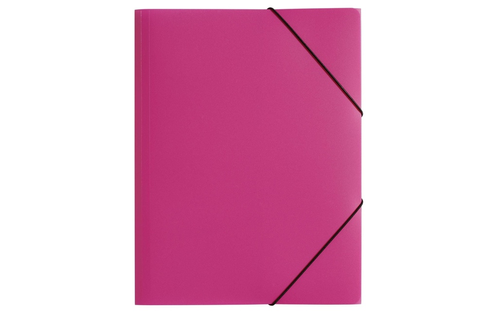 Pagna Portfolio à ruban élastique A4 PP rose