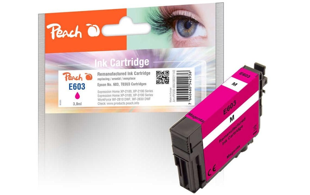 Peach Encre HP Nr. 364 (CB318EE) Cyan