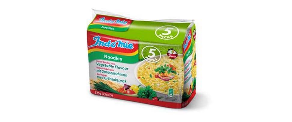 Indomie Légumes nouilles 5 x 75 g