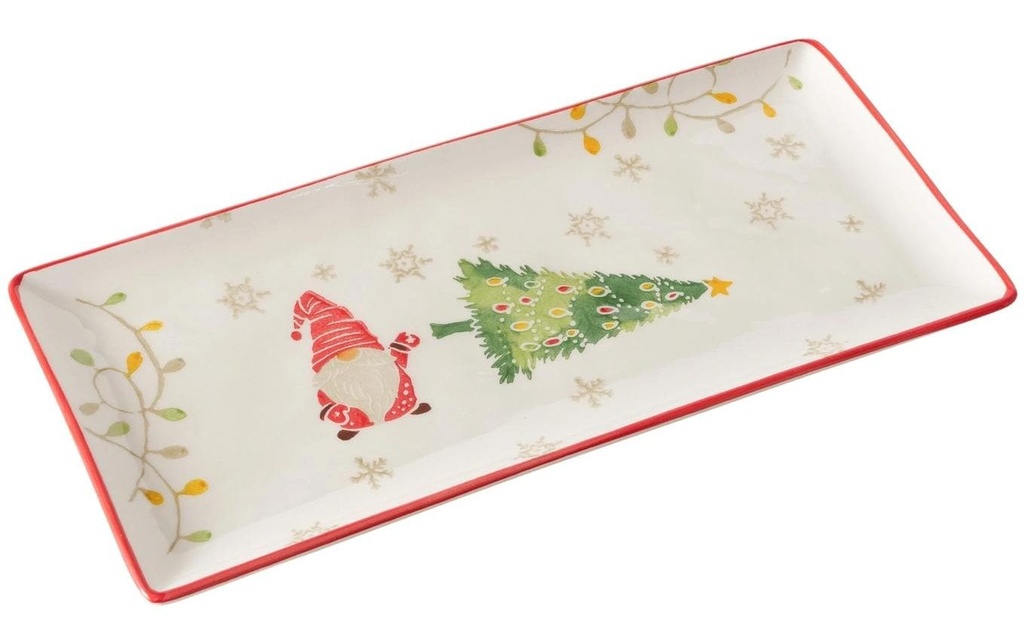 Boltze Plat de service Noelo Céramique, 35 x 16 cm
