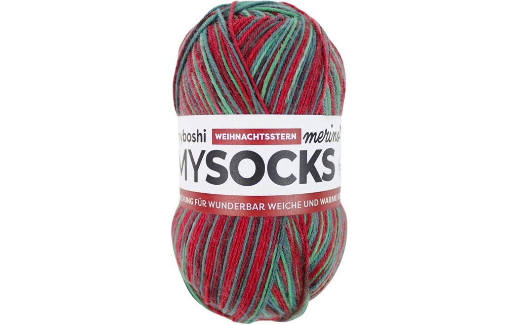 myBoshi Laine Mysocks Mérinos Étoile de Noël