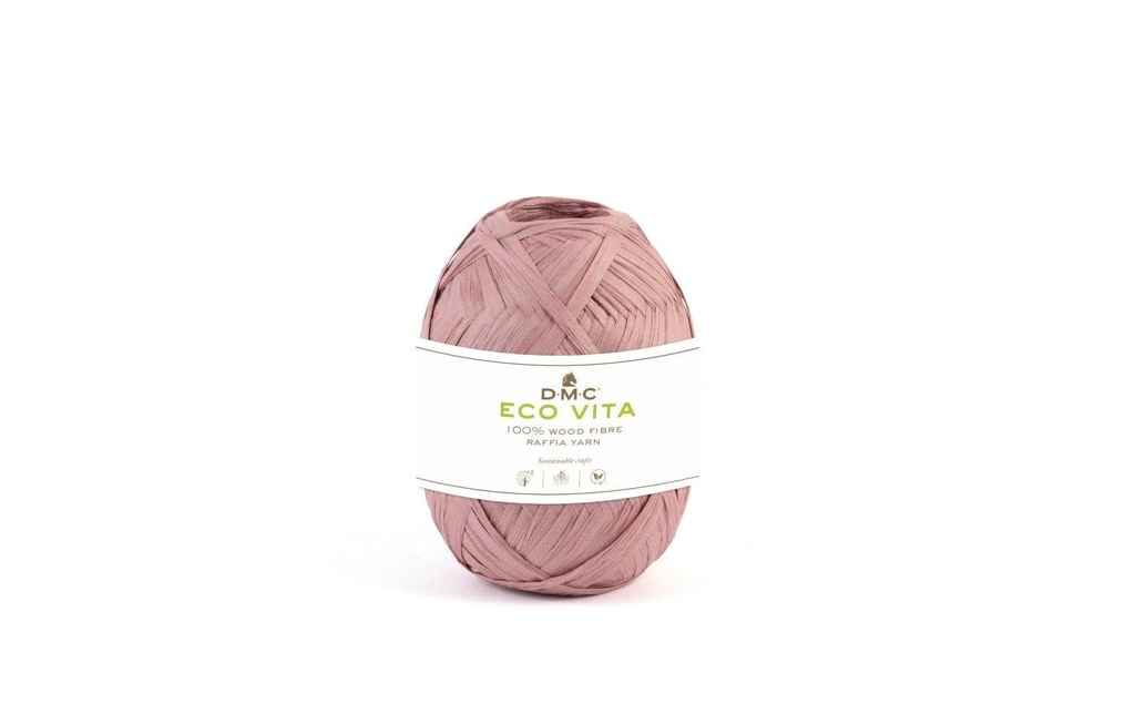 DMC Fil Eco Vita Raffia 50 g, Rose