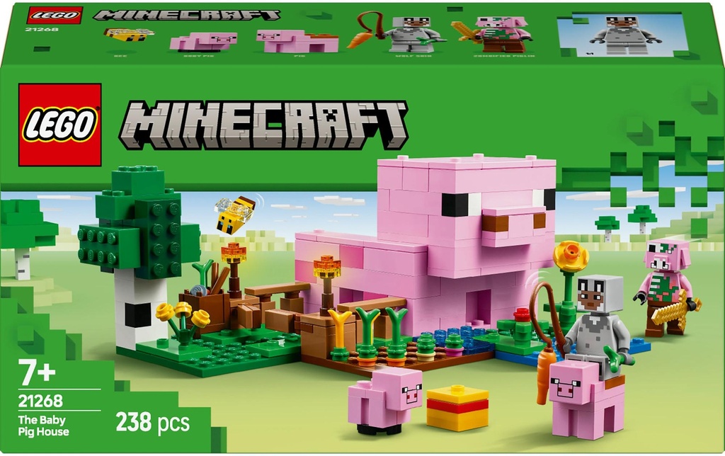 LEGO® Minecraft La maison du bébé cochon 21268