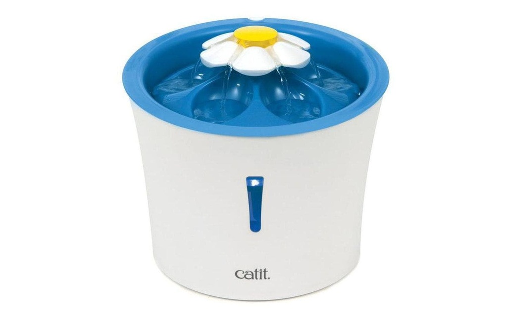 Catit Distributeur d’eau LED Flower Fontaine à boire, 3 l