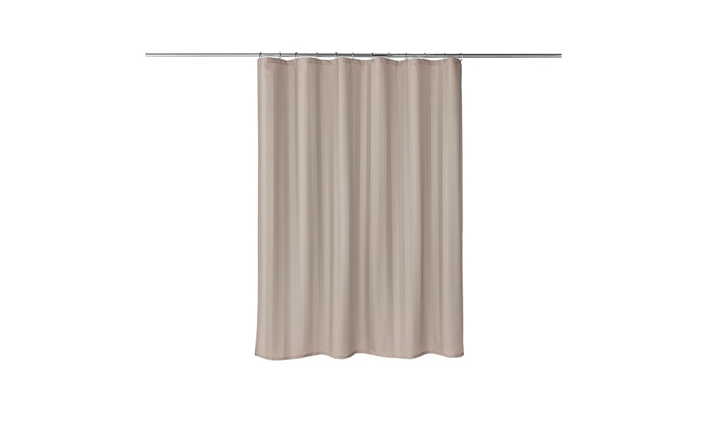Kleine Wolke Rideau de douche Stripia 180 x 200 cm, Beige