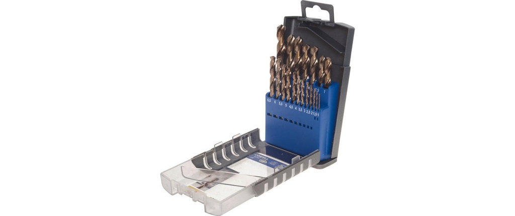 kwb Kits de forets COBALT HSS CO 19 pièces
