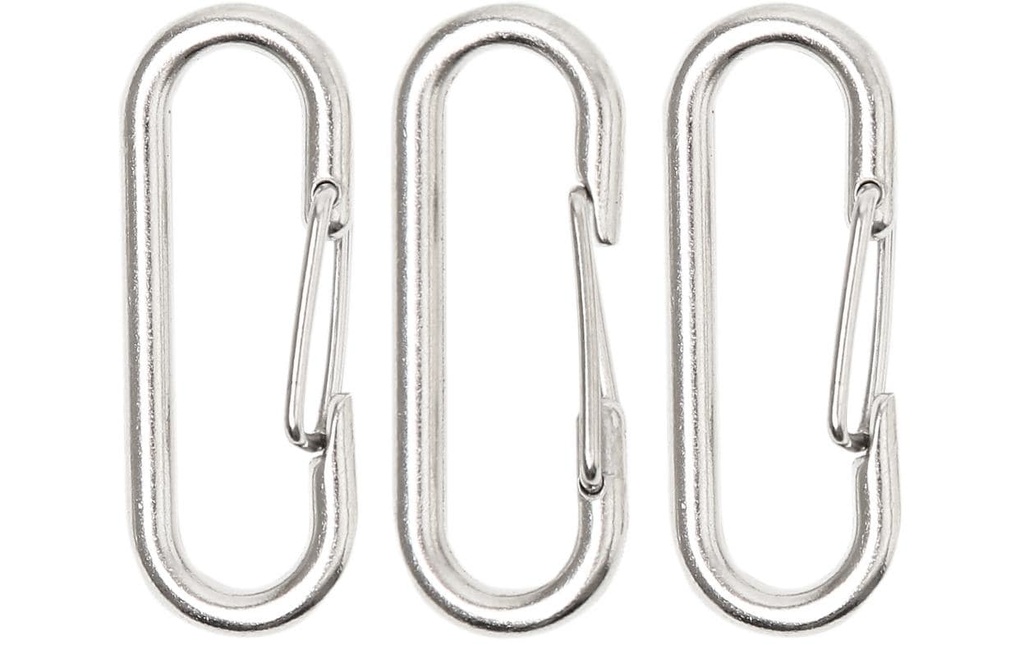lalana Remorque Mousqueton 47 x 15 mm, 3 pièces
