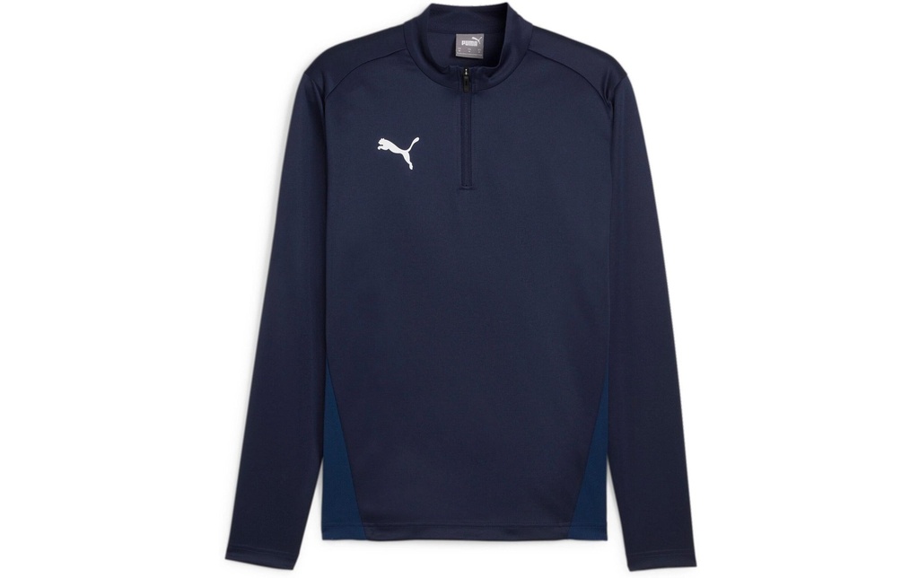 PUMA Zip Top teamGOAL Training 1/4 M, Bleu foncé