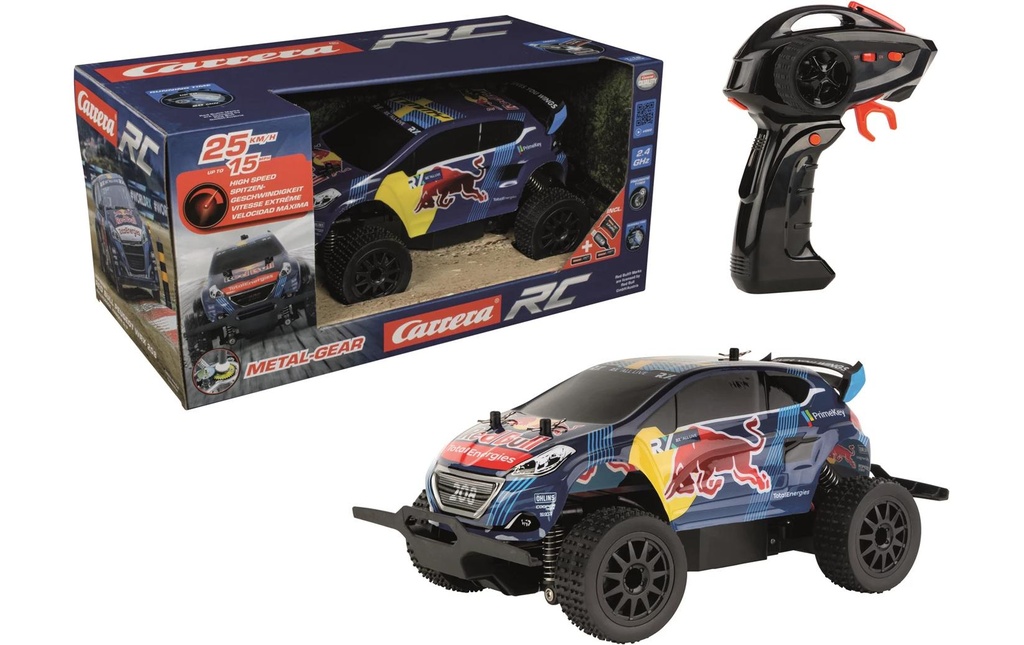 Carrera RC 1:18 R/C R. Bull Peugeot WRX 208