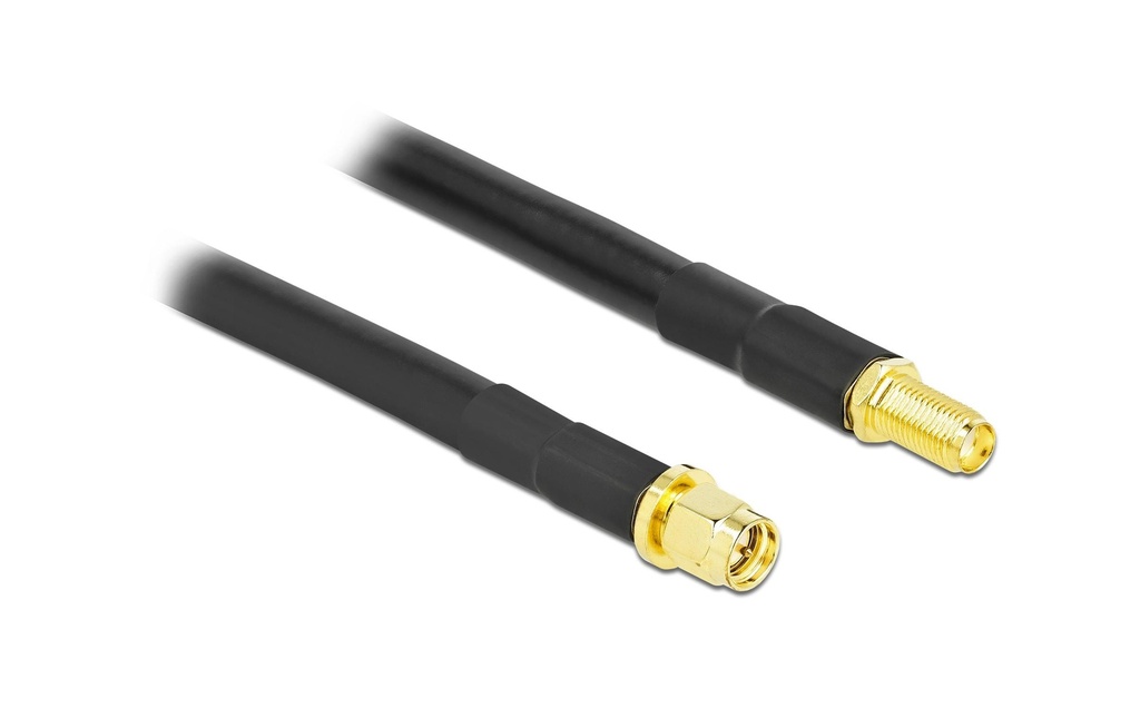 Delock Câbles d’antenne LTE/5G, LMR/CFD300 SMA à SMA, 5 m