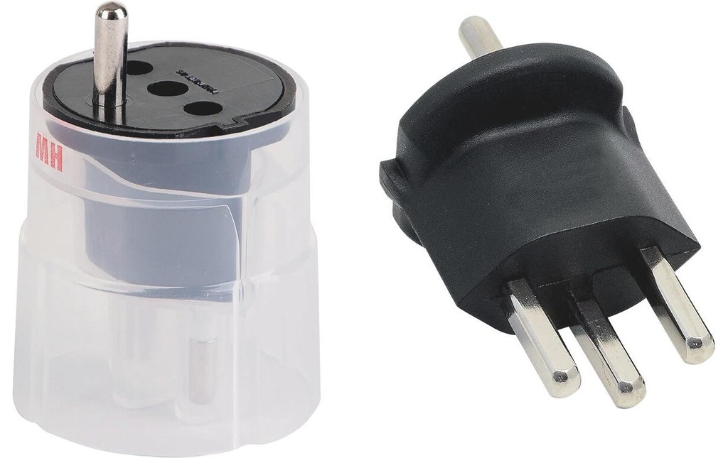 Max Hauri Adaptateur fixe Schuko – Type 23 Noir