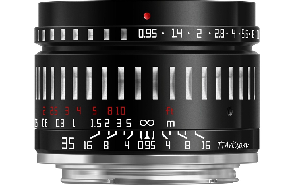 TTArtisan Longueur focale fixe APS-C 35mm F/0.95 – Fujifilm X-Mount
