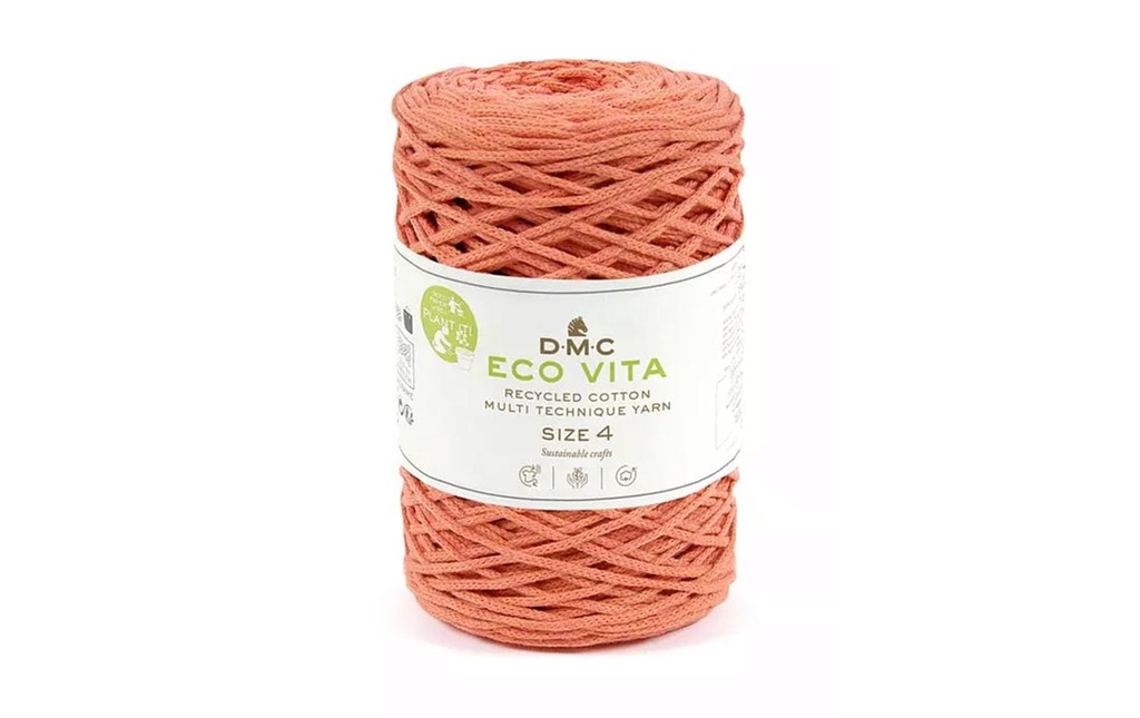 DMC Laine Nova Vita Cordon Macrame 2 mm 250 g Saumon