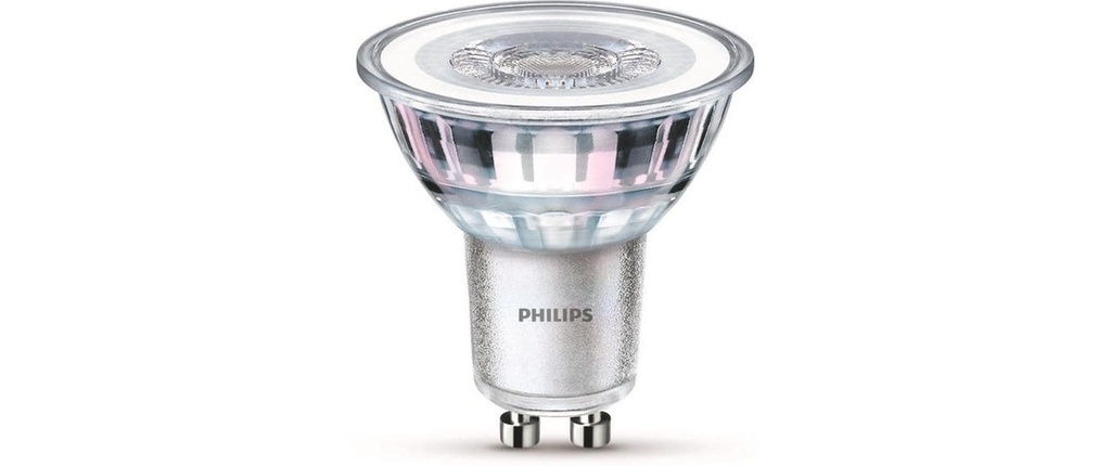 Philips Lampe LEDcla 50W GU10 CW ND Blanc neutre (NW)
