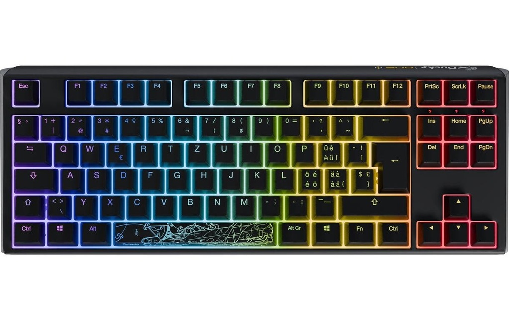 Ducky Clavier de gaming ONE 3 TKL Disposition MX-Cherry Red CH