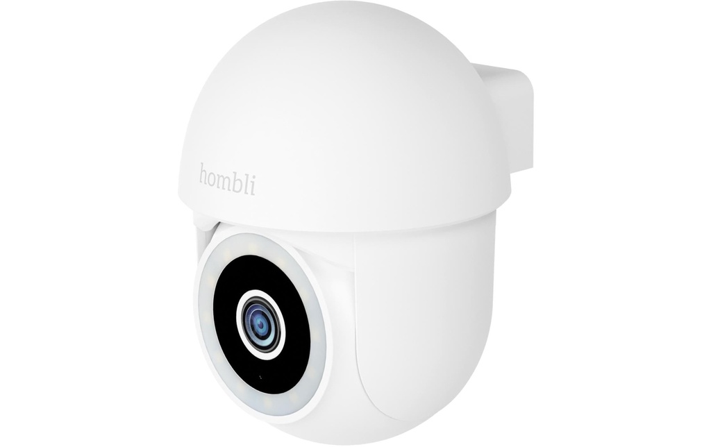 hombli Caméra réseau Caméra Smart Pan and Tilt, Blanc