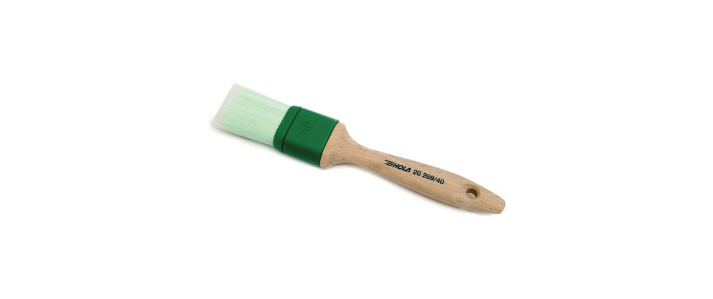 HOLA Pinceau à peinture AQUAmaxx plus 30 mm, Vert