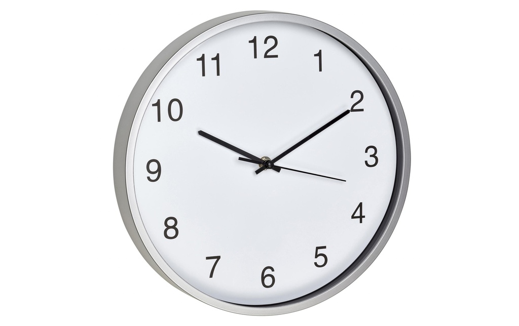 TFA Dostmann Horloge murale Argenté