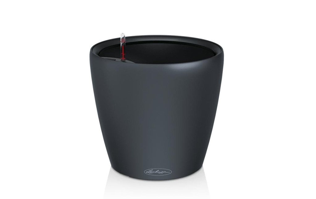 Lechuza Pot à fleur CLASSICO Color LS 43 - kit complet Gris