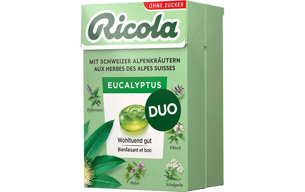 Ricola Bonbons Eucalyptus 2 x 50 g