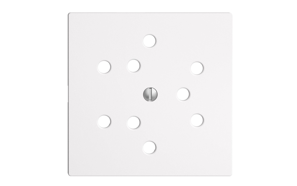 Feller EDIZIOdue Jeu de caches 3 x T12, Blanc