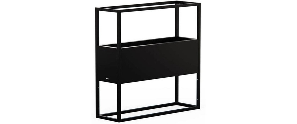 Herstera Bac à plantes HUB 80 x 25 x 79 cm Noir