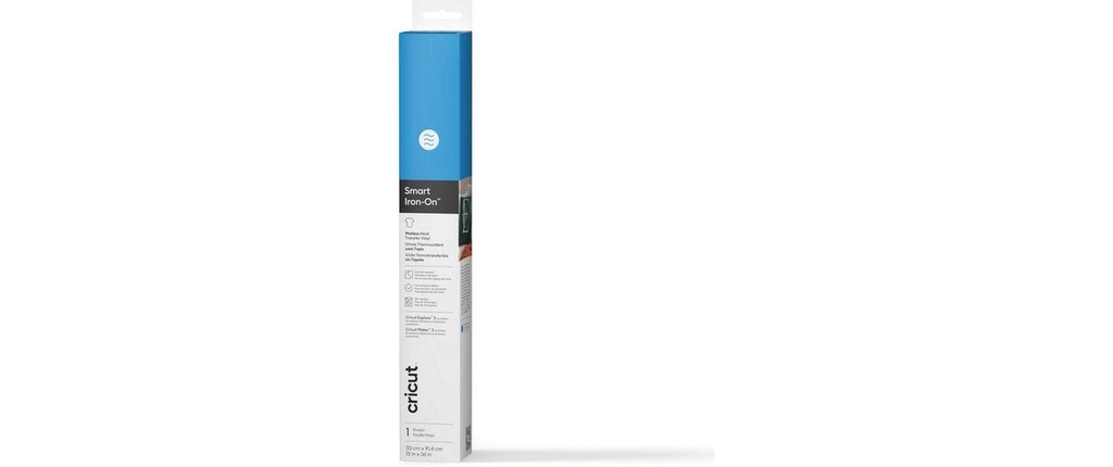 Cricut Film thermocollant Smart 33 x 91.4 cm, 1 Pièce/s, Bleu