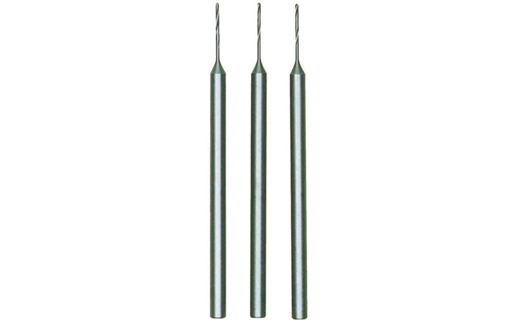 Proxxon Foret 0,8 mm Foret hélicoïdal, 3 pièces