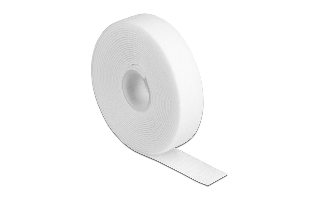 Delock Bande auto-agrippante 3m x 20mm Blanc