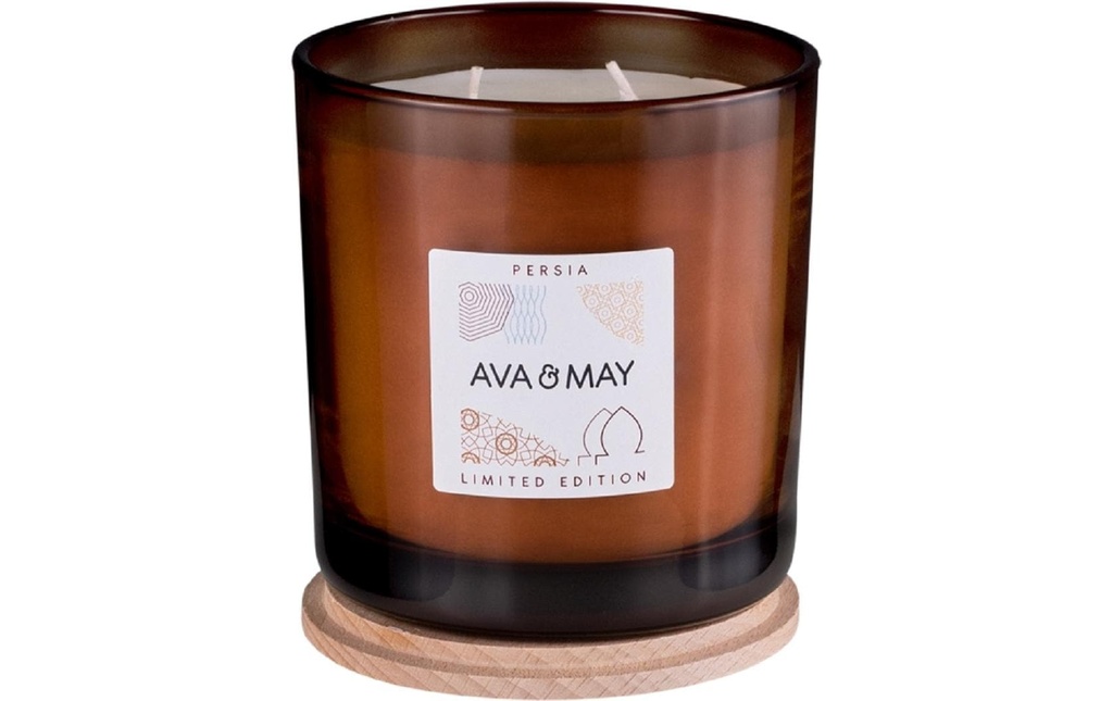 AVA & MAY Bougie parfumée Persia Grand, 500 g