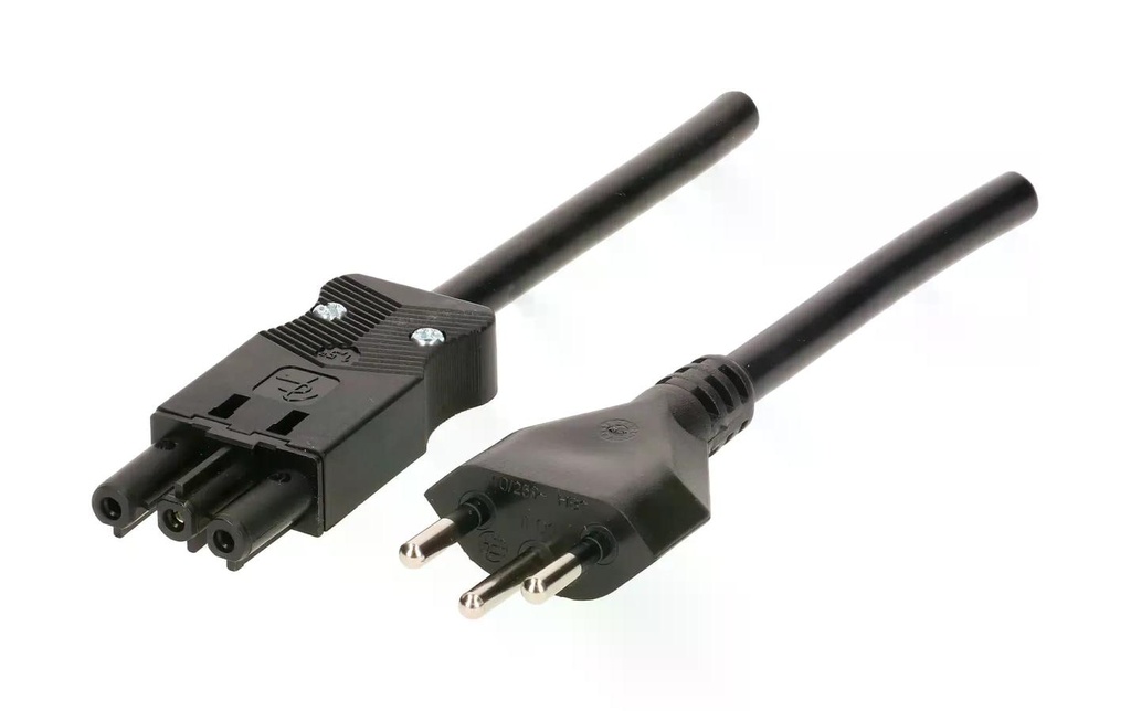 Max Hauri Câble de raccordement 1 m AC 166 - T12, Noir