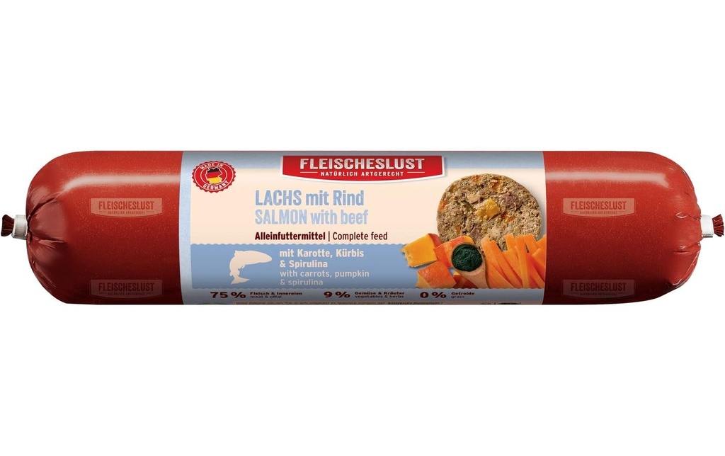 Fleischeslust Alimentation humide Classic Saumon frais, 400 g