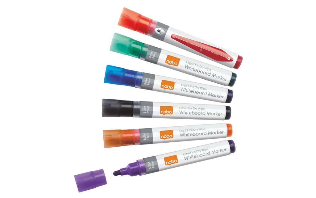 Nobo 3-in-1 Liquid Ink 6 pièces