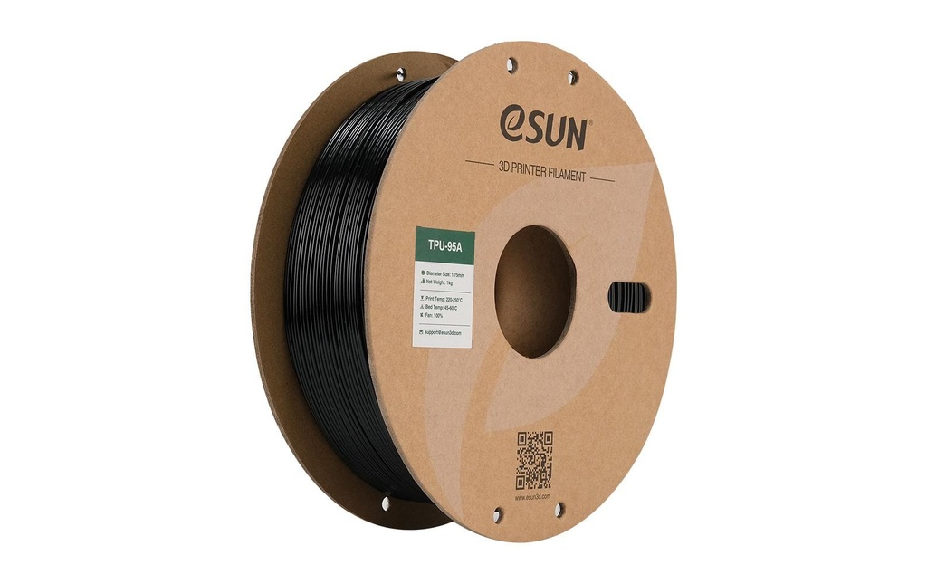 eSun Filament TPU-95A Noir 1.75 mm 1 kg