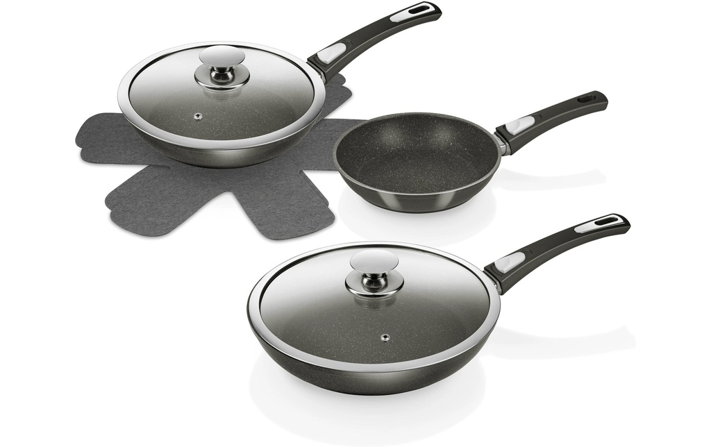 Genius Set de poêles Bonafit 20 cm/24 cm/28 cm