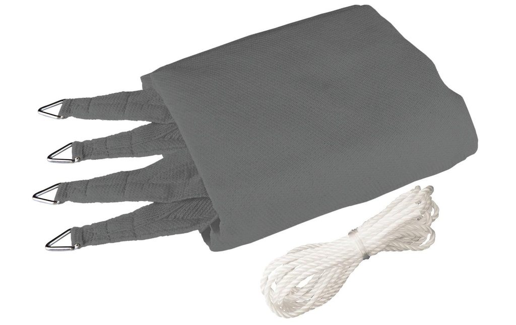 Windhager Voile d’ombrage 500 cm, Square, gris