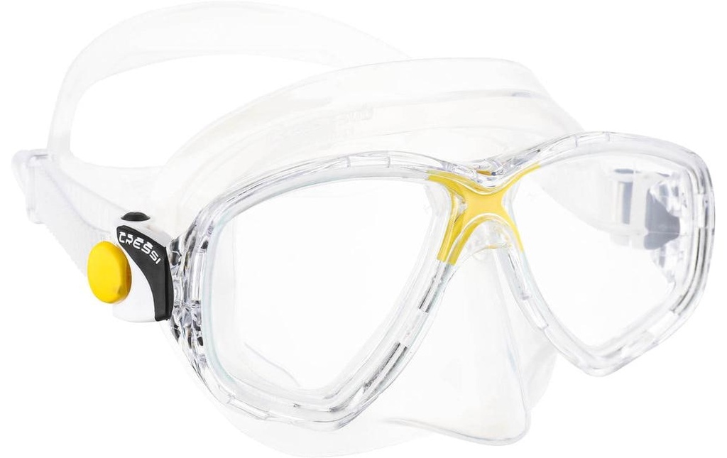 CRESSI Masque de plongée Marea Clair/Jaune
