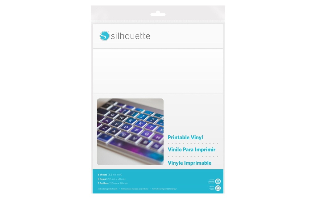 Silhouette Film de vinyle 21.5 x 28 cm imprimable
