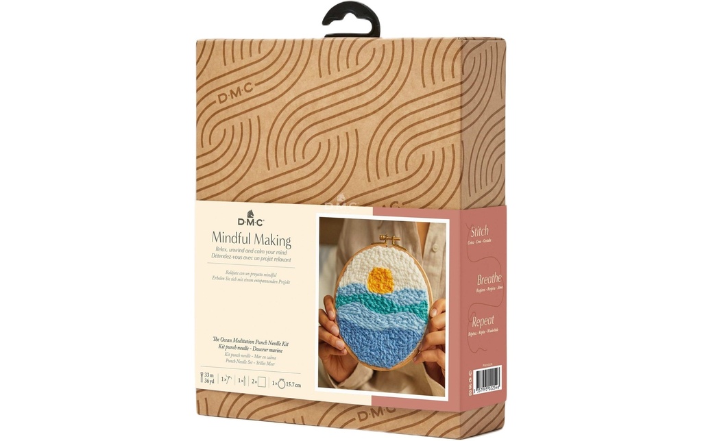 DMC Set de broderie Mindful Making la mer, Ø 15.7 cm