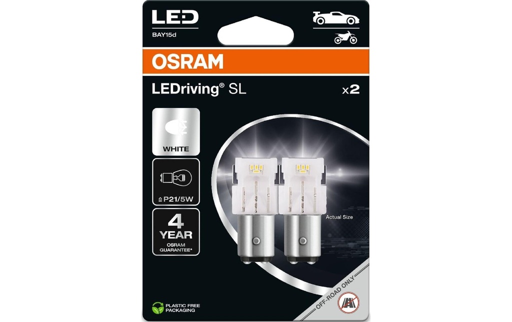 OSRAM OSRAM LEDriving SL P21/5W Blanc Voiture de tourisme/Moto