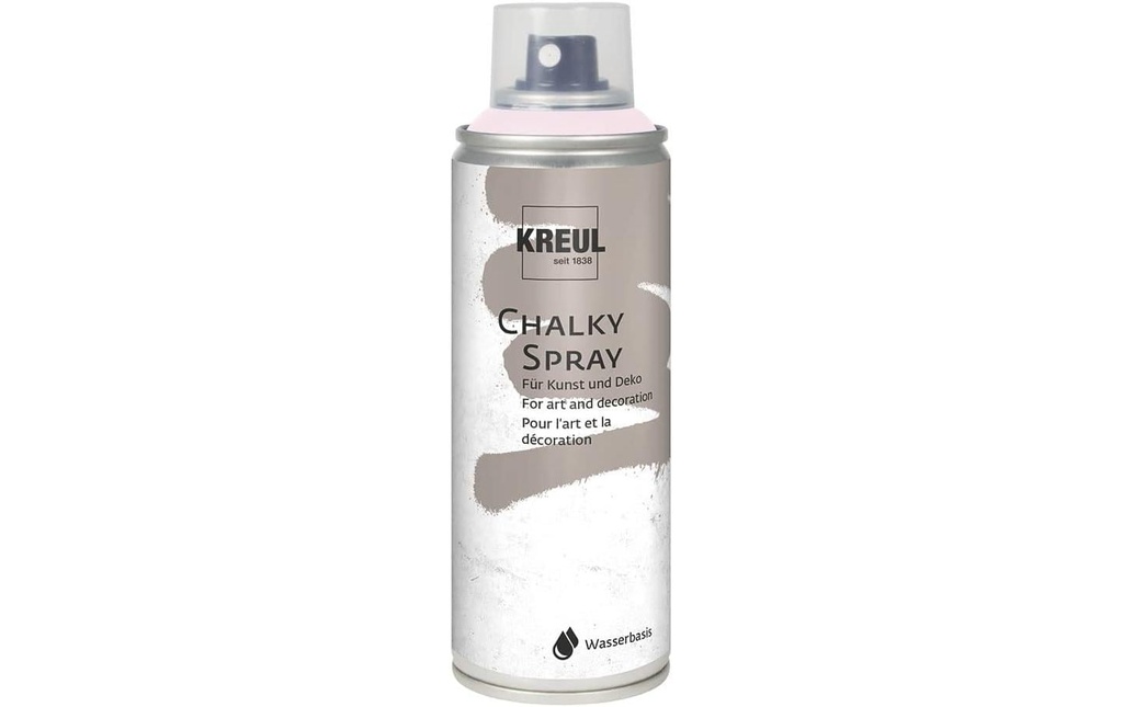 Kreul Peinture aérosol Kreul Chalky Mademoiselle Rosé, 200 ml