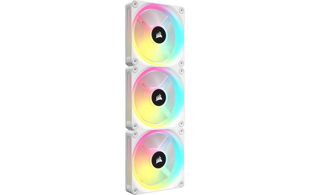 Corsair Ventilateur PC iCUE QX120 RGB Starter Kit Blanc