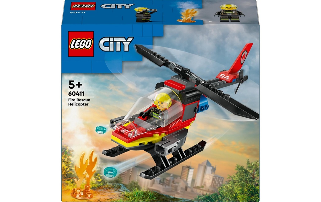 LEGO® City Hélicoptère des pompiers 60411