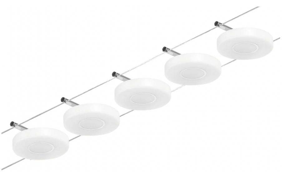 Paulmann CorDuo LED Système de câble DiscLED Set de base 5 x 200 lm