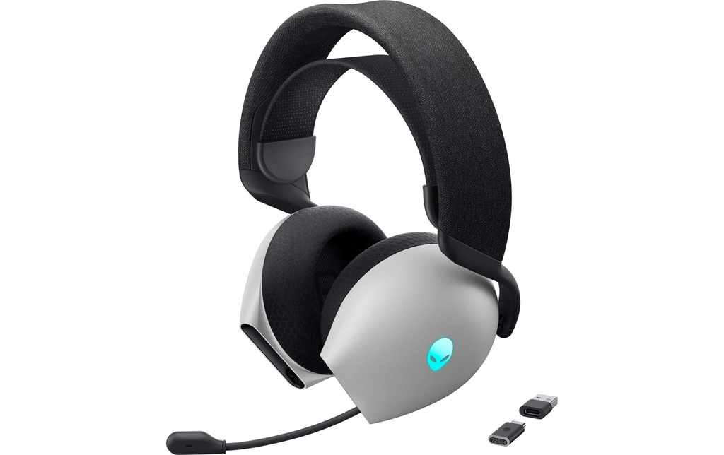 Dell Casque gaming AW725H Noir/Blanc